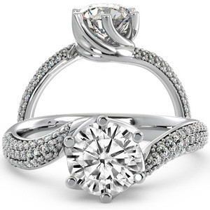 Bypass Lab Grown Diamond Engagement Ring