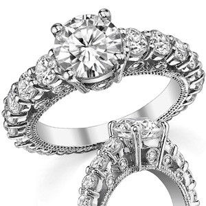 Round Brilliant Lab Grown Diamond Engagement Ring