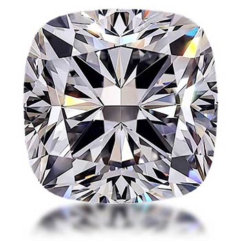 cushion shaped lab grown diamonds