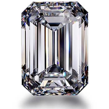 emerald shaped lab grown diamonds
